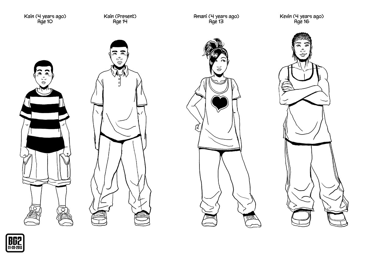 Filler Art - Kain Kids Practice Sketches 000