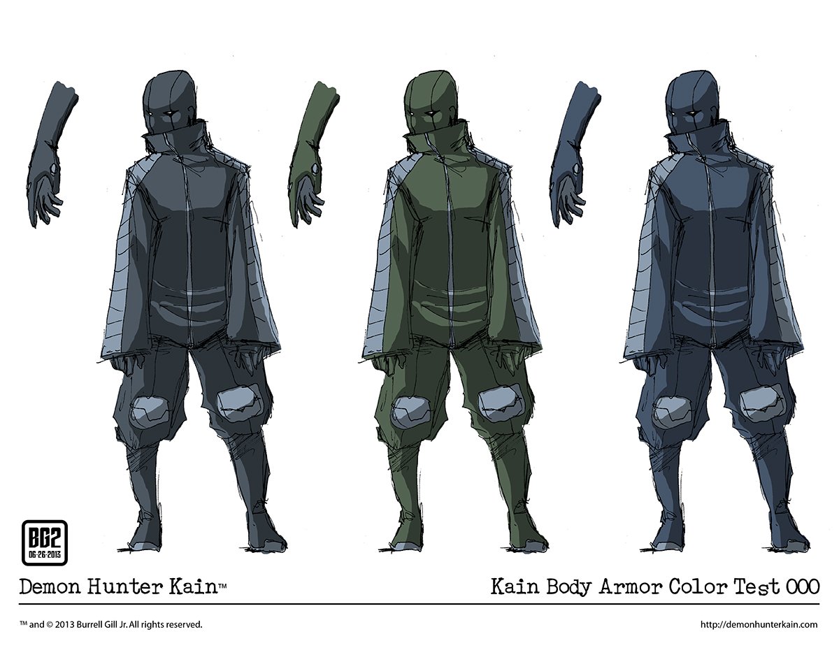 Filler Art – Kain Body Armor Color Test 000