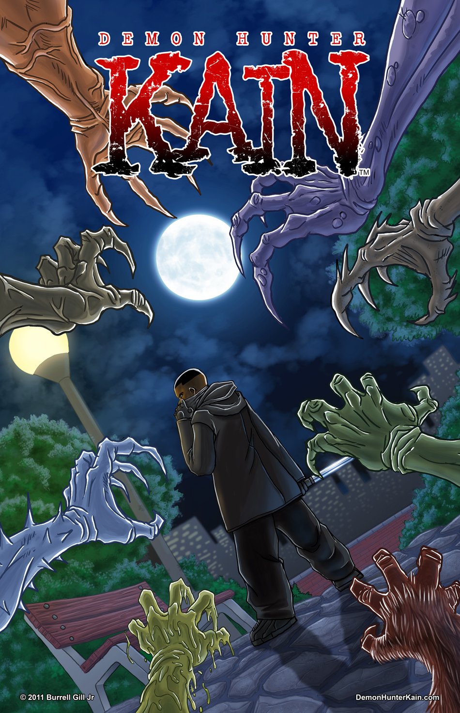 Demon Hunter Kain Chapter 1: A Fresh Start, Cover Page