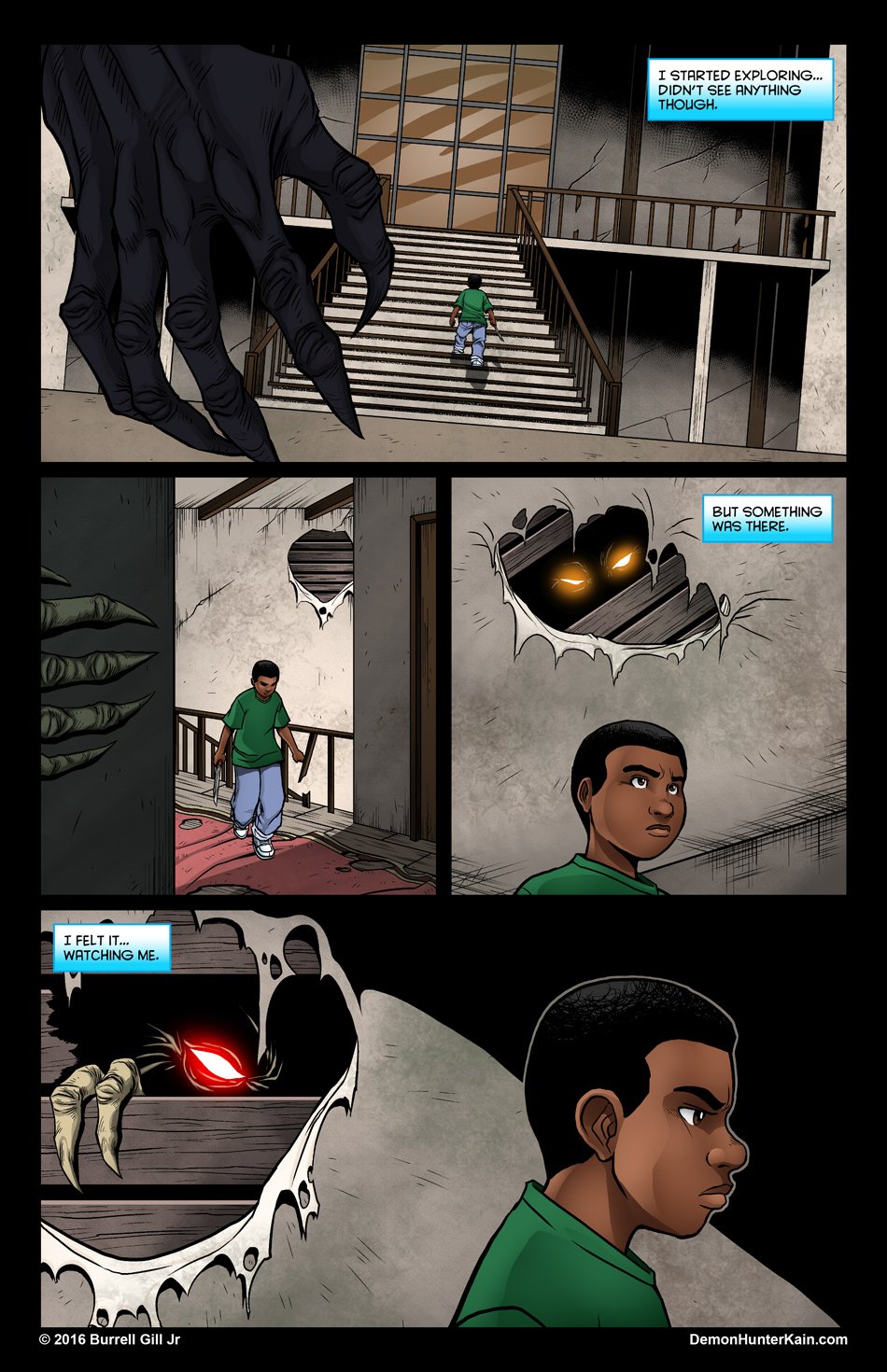 Demon Hunter Kain Chapter 6: The Boy Called Kain, Page 47.