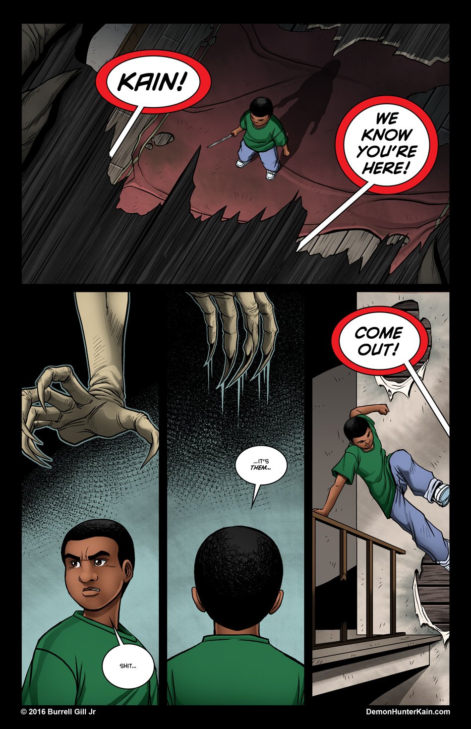Demon Hunter Kain Chapter 6: The Boy Called Kain, Page 48.