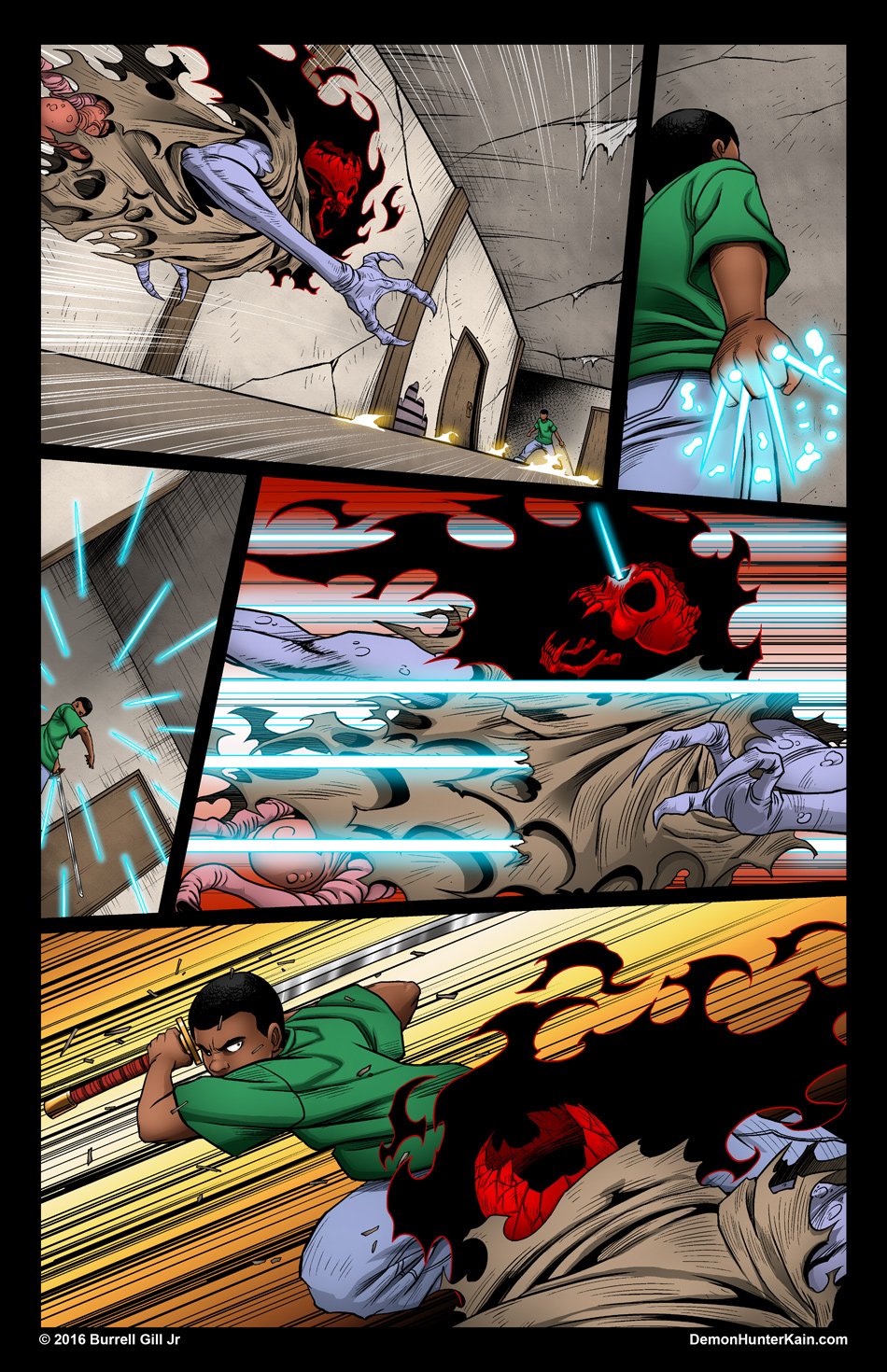 Demon Hunter Kain Chapter 6: The Boy Called Kain, Page 53.
