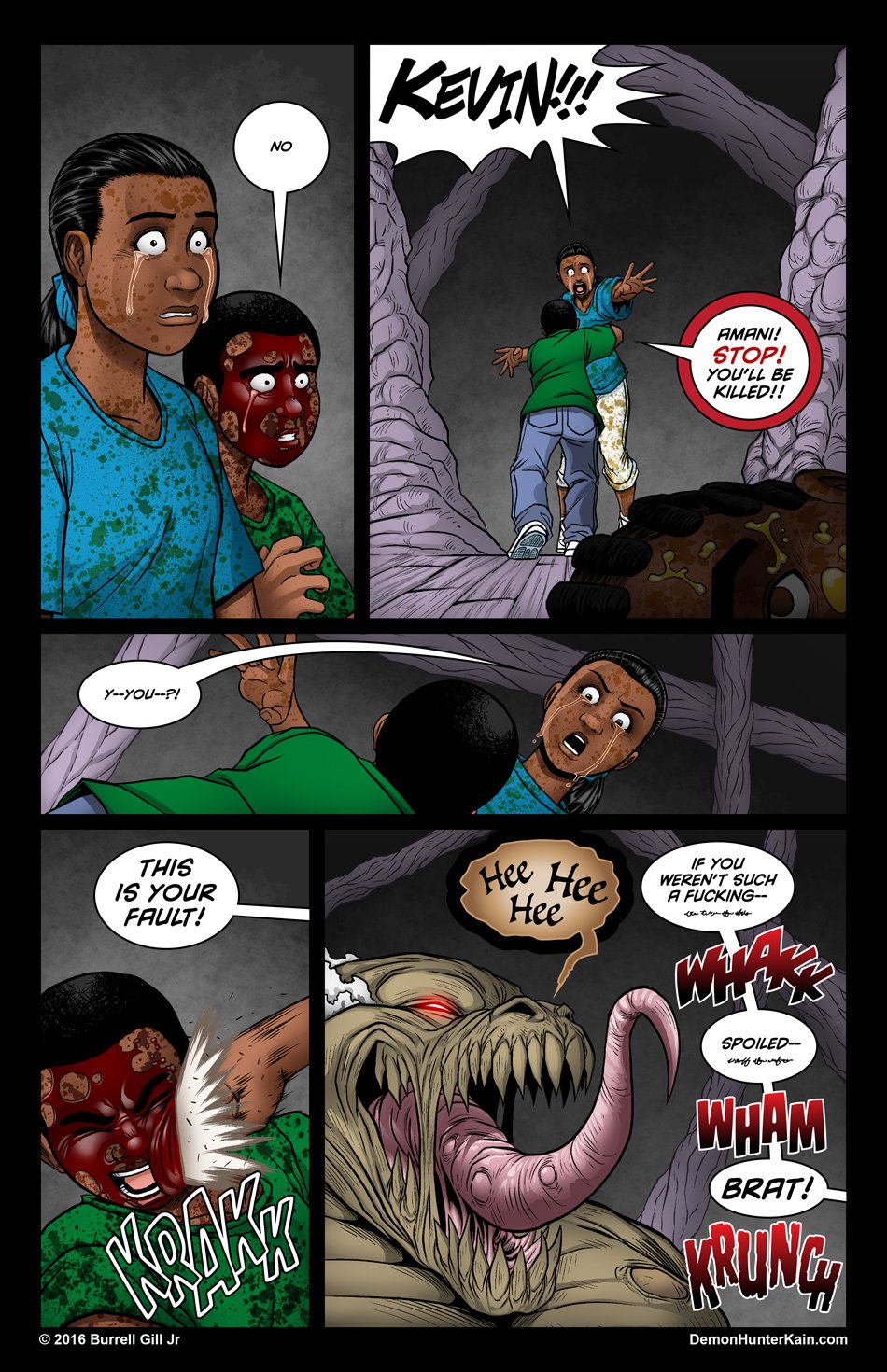 Demon Hunter Kain Chapter 6: The Boy Called Kain, Page 68.