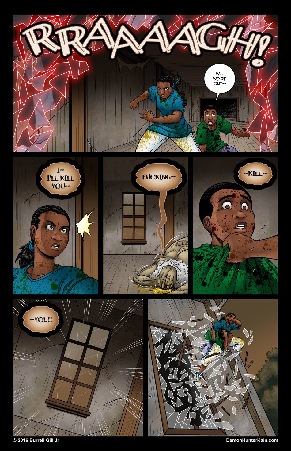 Demon Hunter Kain Chapter 6: The Boy Called Kain, Page 72.