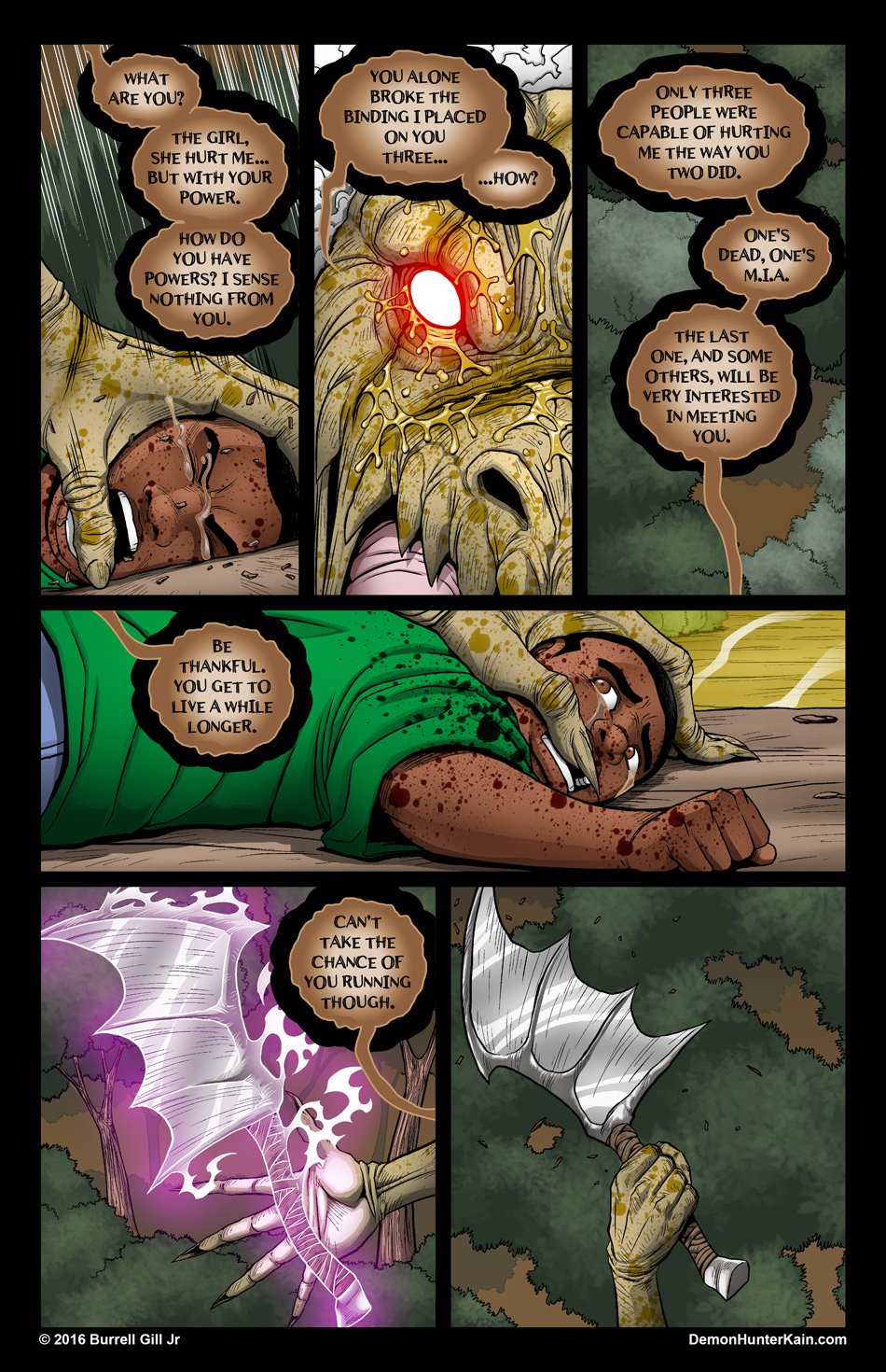 Demon Hunter Kain Chapter 6: The Boy Called Kain, Page 79.
