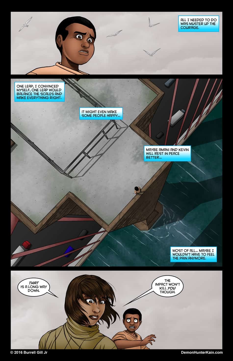 Demon Hunter Kain Chapter 6: The Boy Called Kain, Page 84.