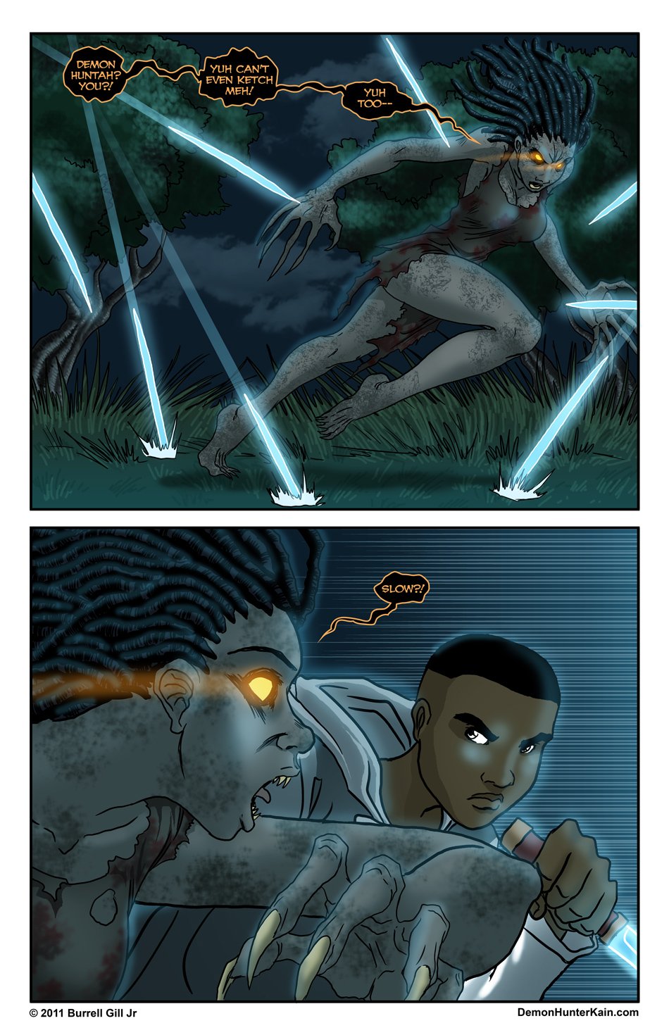 Demon Hunter Kain Prelude: The Goat-Foot Woman Page 4