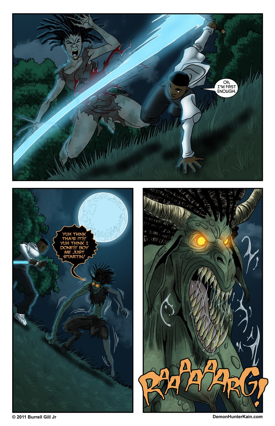 Demon Hunter Kain Prelude: The Goat-Foot Woman Page 5
