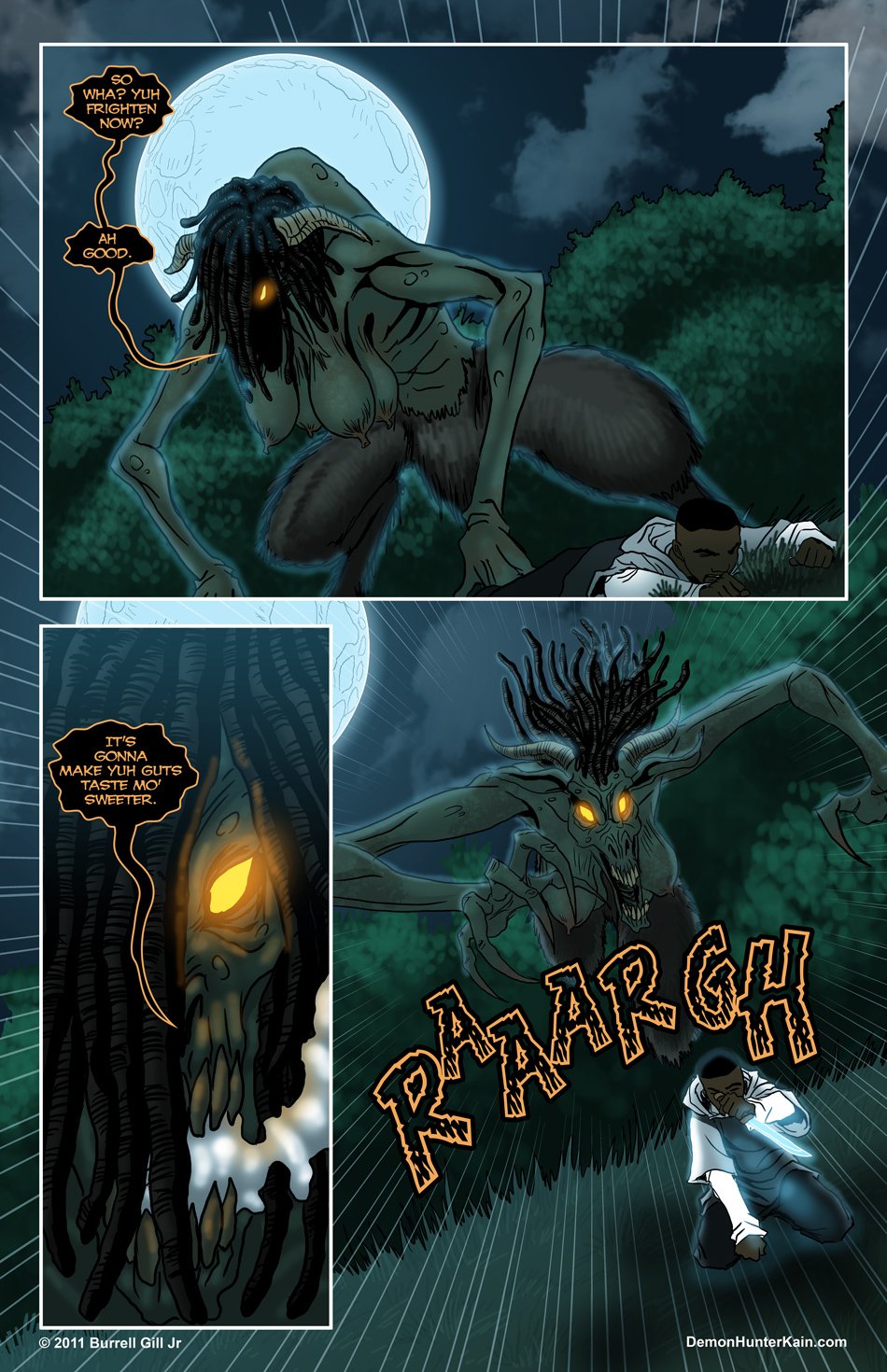 Demon Hunter Kain Prelude: The Goat-Foot Woman Page 7